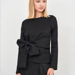 Zara Tie Waist Top